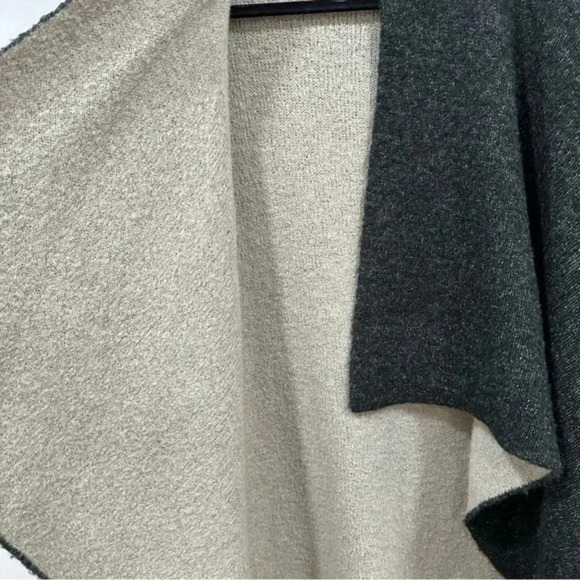 🍁 Zara Black and Cream Open Front Cardigan Medium 6873/115 - Picture 7 of 12